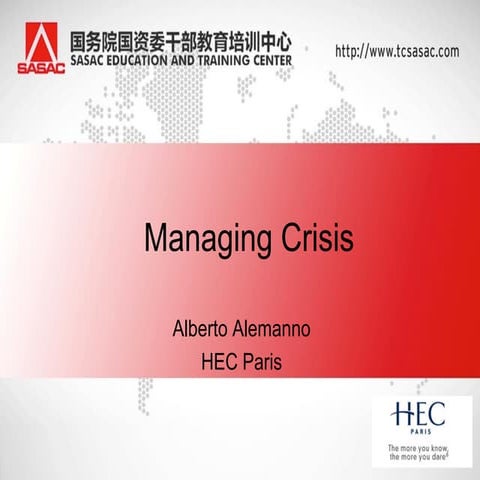 Crisis management and Social Media Crisis Management
