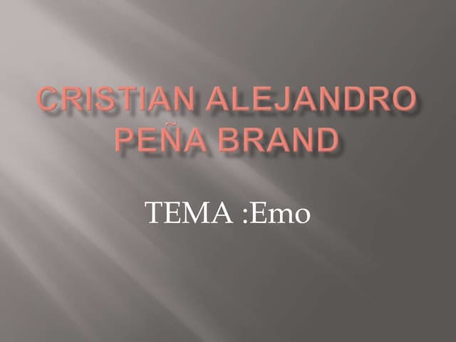 Cristian alejandro peña brand