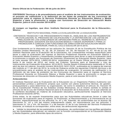 Criterios técnicos instrumentos de evaluación