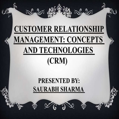 CRM Concepts 
