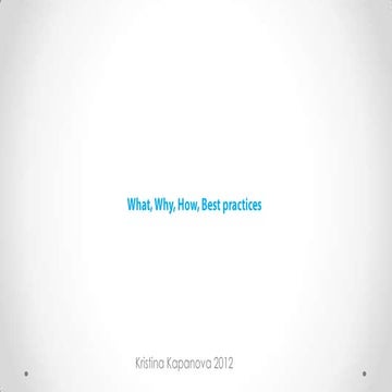 Crowdfunding: what, why, how!