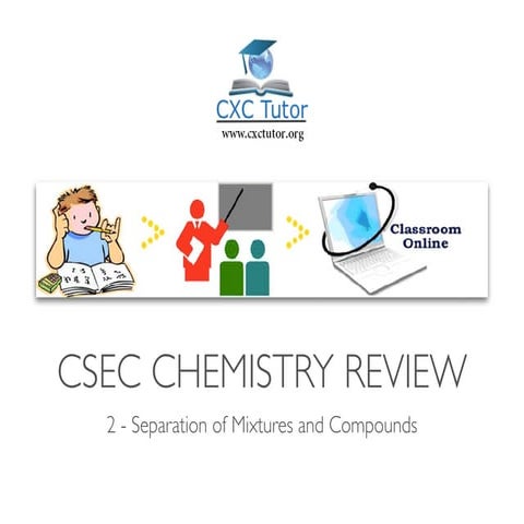 CSEC Chemistry Review - Mixtures and Compounds