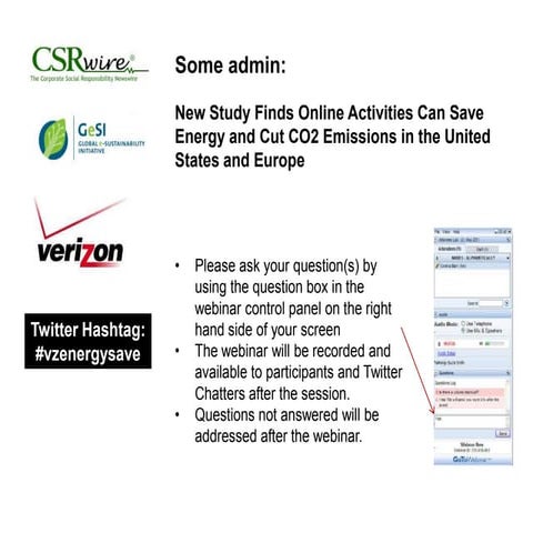 CSRwire & Verizon Webinar_June 26, 2012