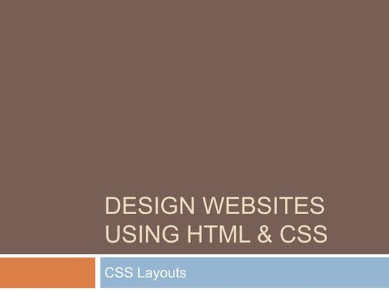 Css layouts-continued