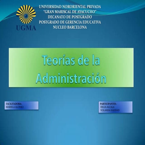 Cuadro sinoptico de teorias de la administracion