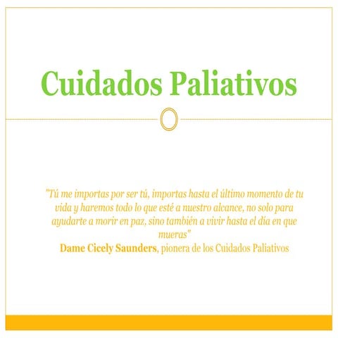 PPT Cuidados paliativos