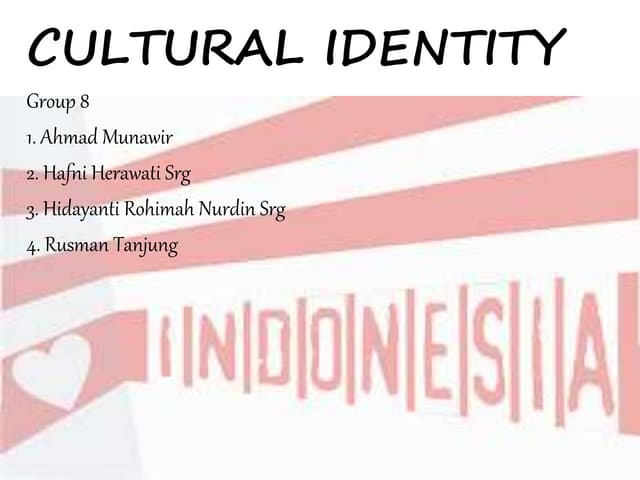 CULTURE IDENTITY