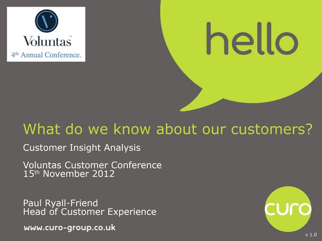 Customer Insight Analysis