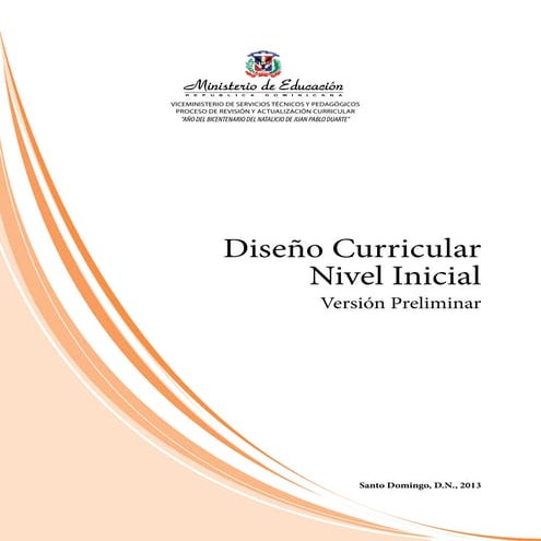 Curriculo inicial Educacion Dominicana 2014