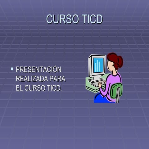 Curso ticd