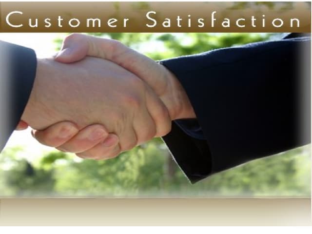 Customer satisfaction