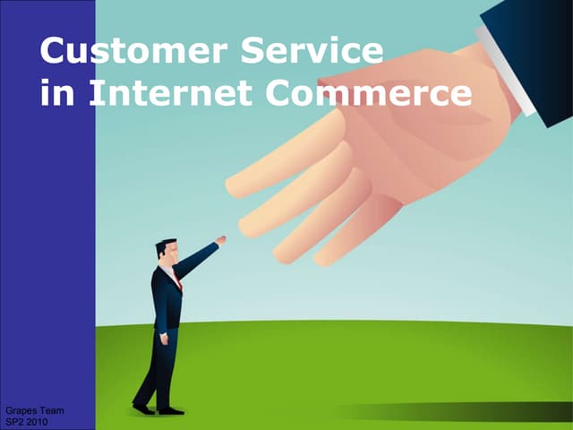 Customer service in internet commerce final 24 july 2010