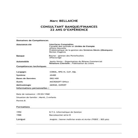 Cv bellaiche marc 2013