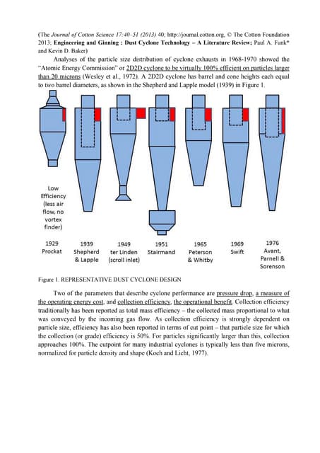 Cyclone dust-return-and-dust-handling-design-parameter