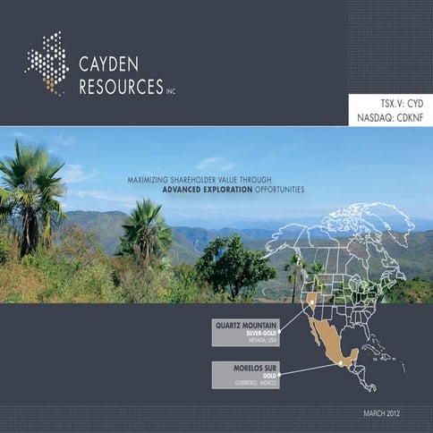 Cayden Resources Presentation 