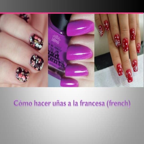 Cómo hacer uñas a la francesa (french)