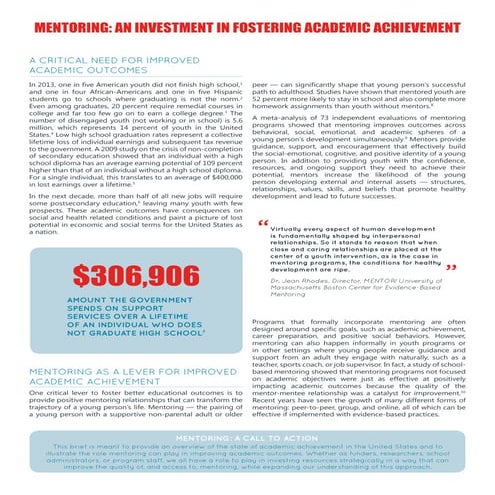 MENTOR Academic Achievement