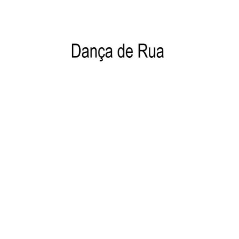 Dança de rua