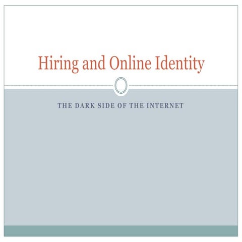 Dark side of the internet