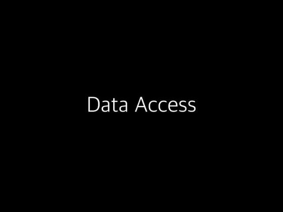 Data access