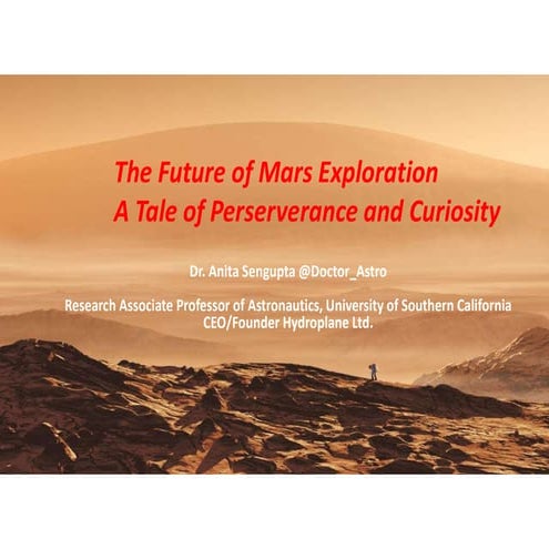 The Future of Mars Exploration: A Tale of Perseverance and Curiosity