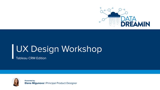 UX Design Workshop - Tableau CRM Edition