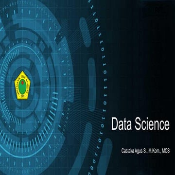 Materi Data Science Teknik Informatika Politeknik TEDC