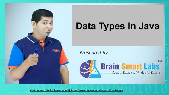 Data types - brainsmartlabs