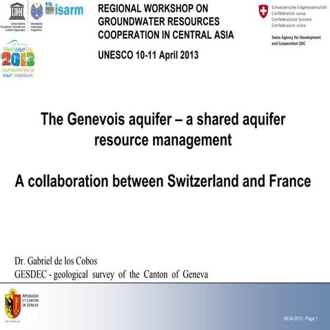 Day 1   6- gabriel de los cobos - gesdec-canton of geneva