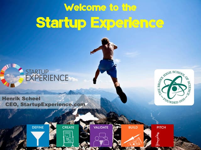 Startup Experience Day 1