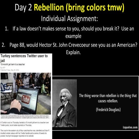 Day 2 rebellion