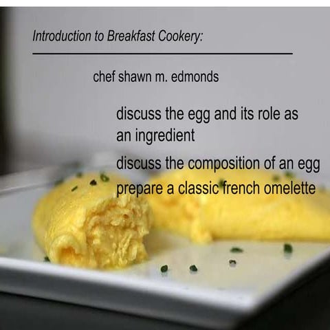 Day30 introduction to breakfast cookery