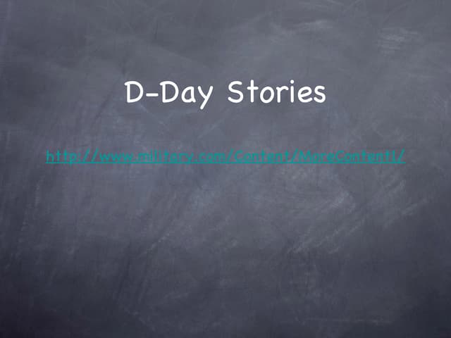 D day Powerpoint
