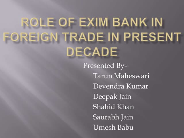 exim bank