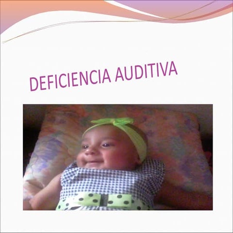Deficiencia auditiva