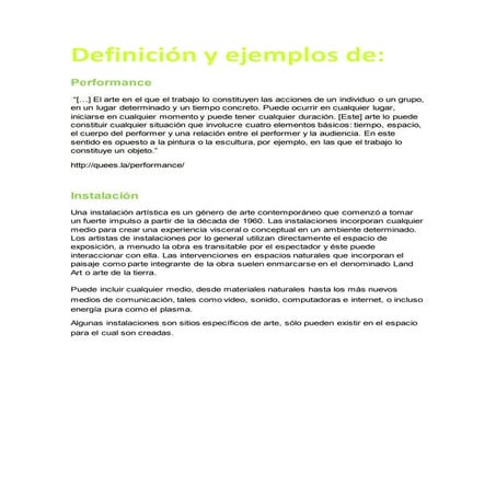 Definición y ejemplos de