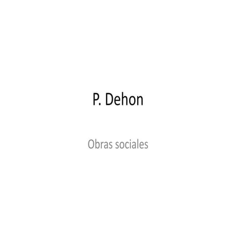 Dehon-Doctrina social