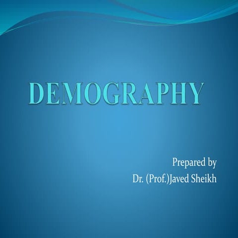 Demography ppt