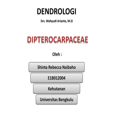 Dendrologi 