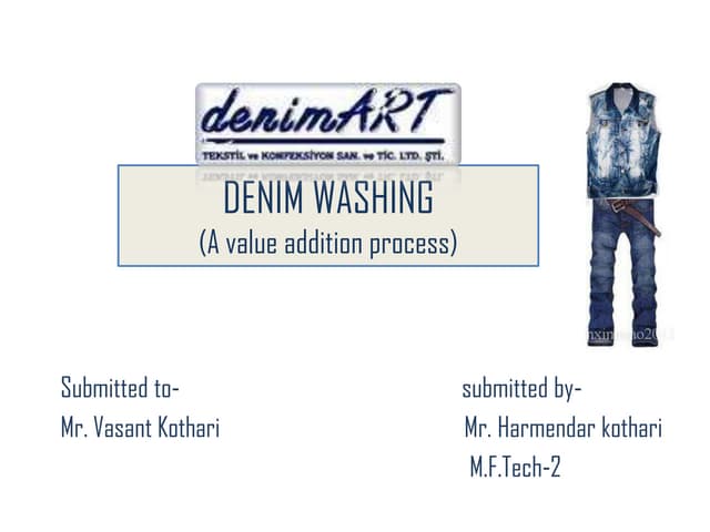 Denim washing