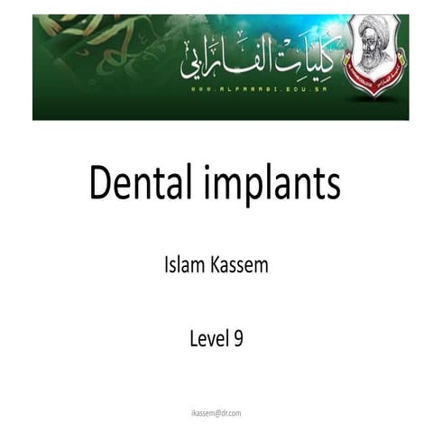 Dental implants