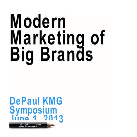 KMG Symposium 2013, Presentation by Cindy Blikre from Leo Burnett