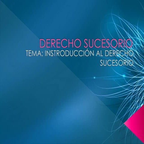 Derecho sucesorio