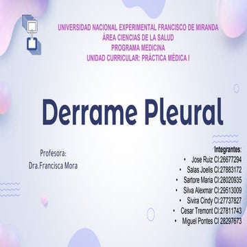Derrame PleuraL 