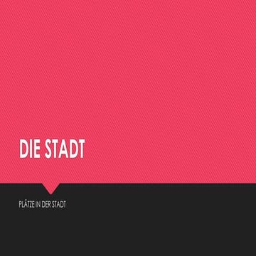 Die Stadt