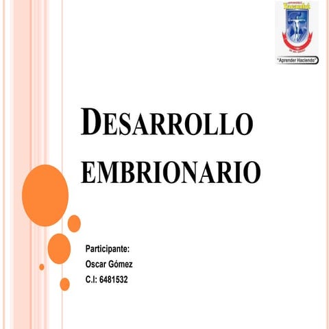 Desarrolloembrionario