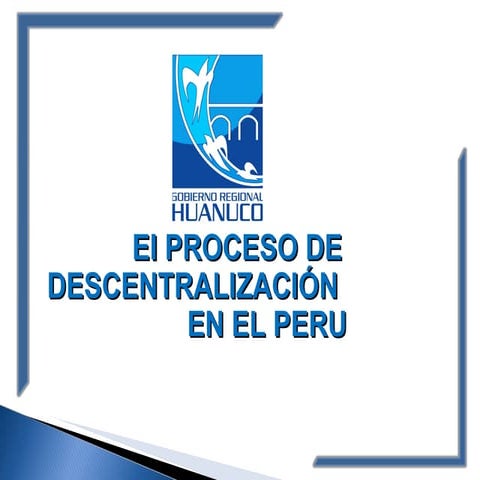 Descentralizacion 2009