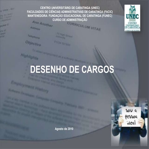 Desenho de cargo