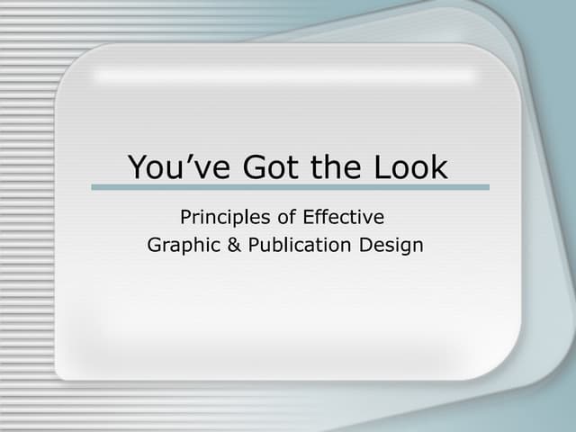 Design principles
