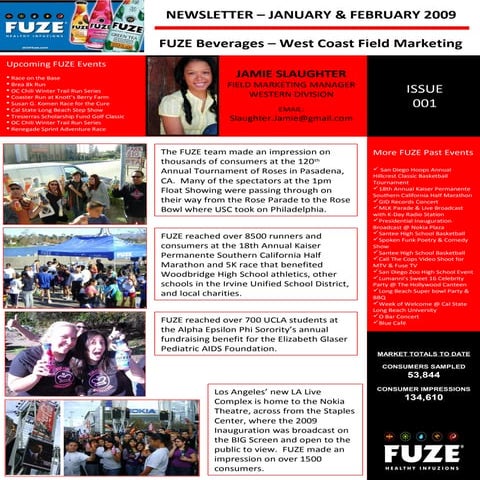 Sample Newsletter